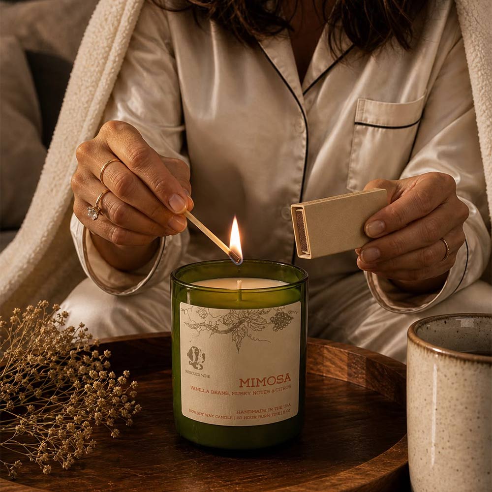 8oz Recycled Mimosa Candle