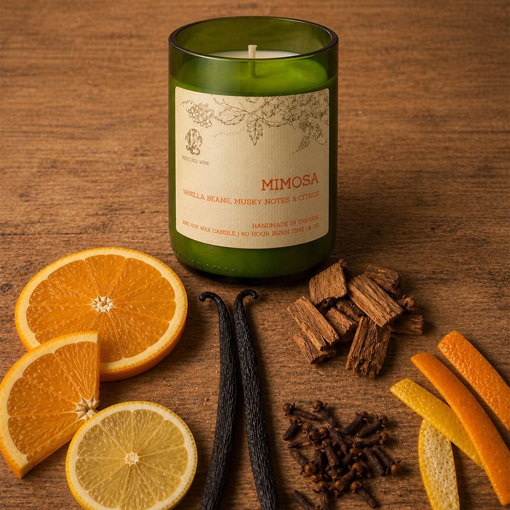 8oz Recycled Mimosa Candle